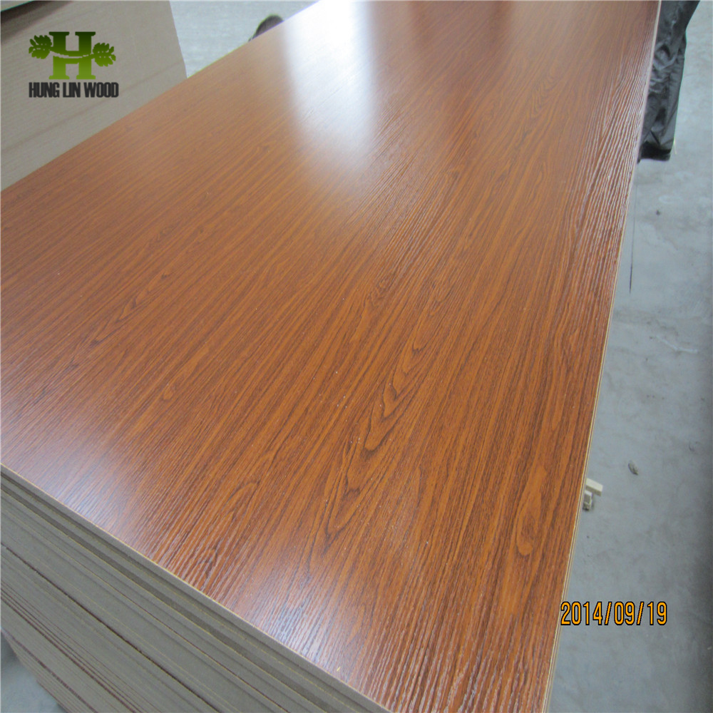 Glossy/Matt/Embossed Melamine Faced MDF for Furniture and Decoration