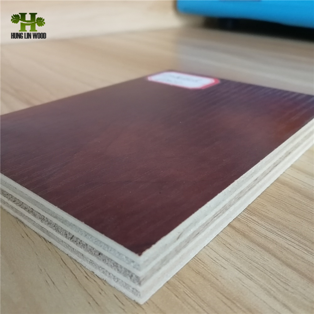 Wood Grain Melamine Paper Faced Plywood for Indoor Furniture