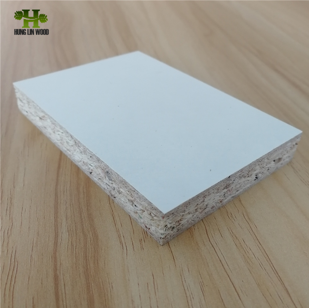 15mm/25mm Waterproof Melamine Flakeboard/Particle Board/Chipboard with Carb