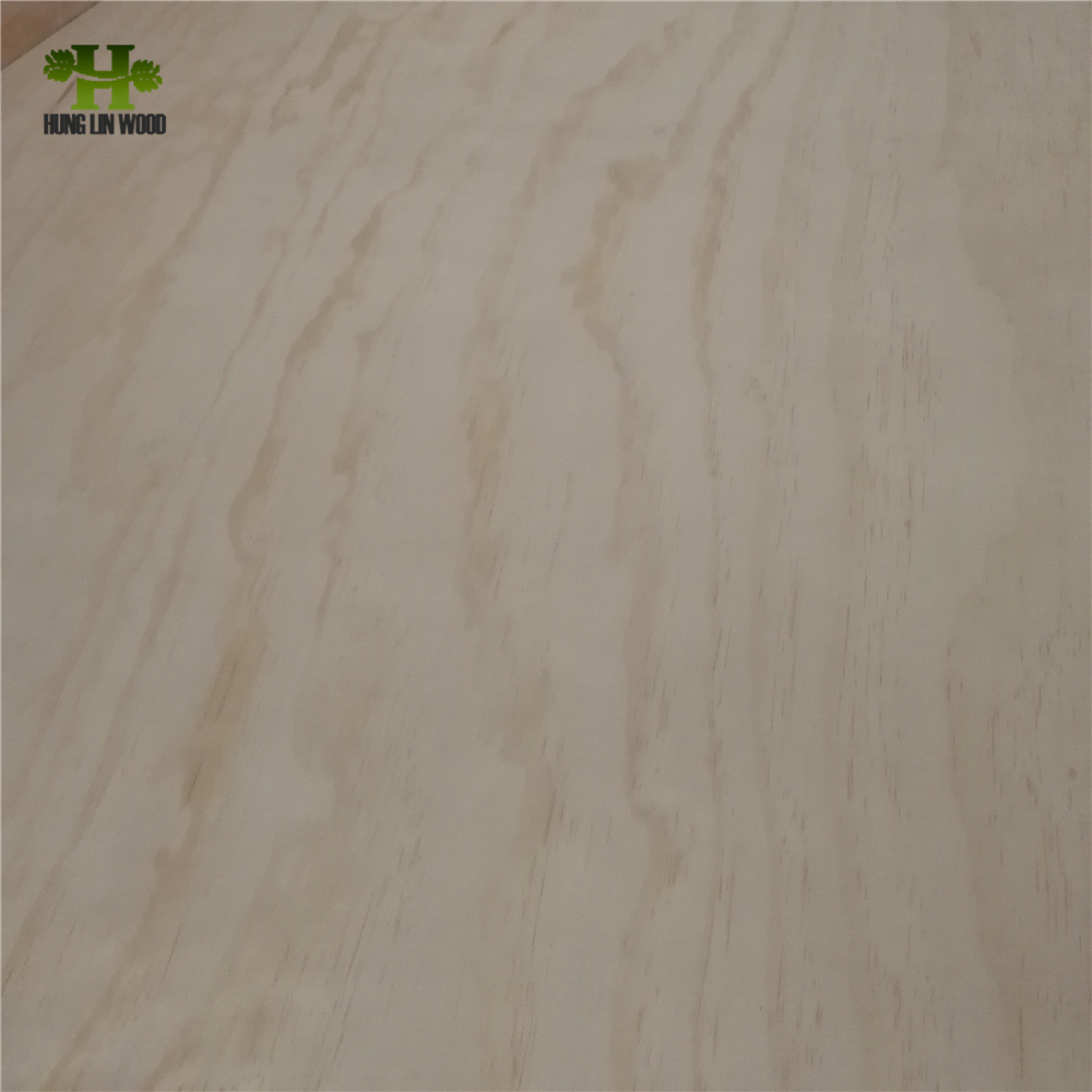 1220*2440mm 18mm Natural Pine Wood Veneer Commercial Plywood 
