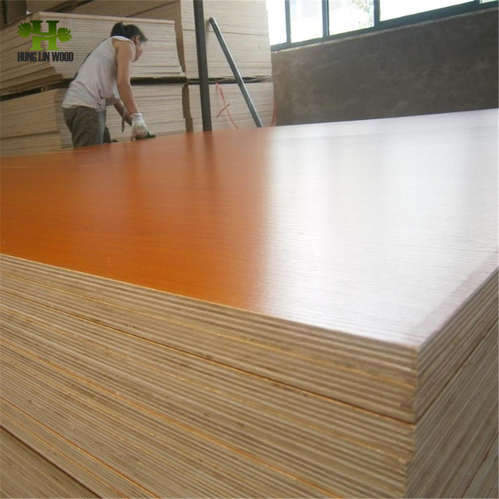 Wood Grain Melamine Faced Ecological Plywood for Decoration