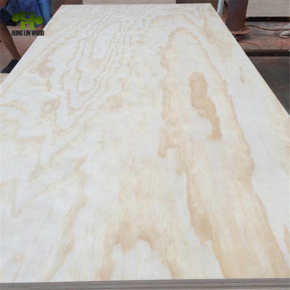Pine/Poplar Wood Veneer Faced Commercial Plywood