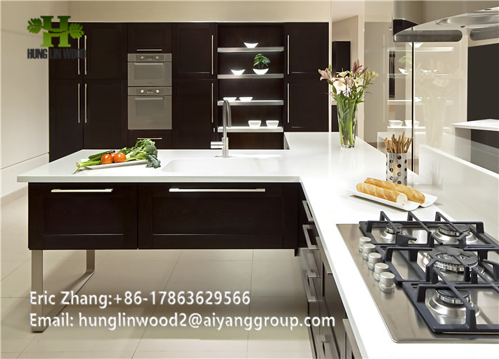 Chinese Home Kitchen Furniture Products Wooden Kitchen Cabinets Manufacture Customized