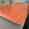 E1 Grade Cherry Colour Melamine Particle Board for Furniture Produce
