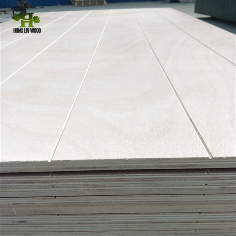 W Type Tongue and Groove Plywood/Slot Plywood 9mm From Factory