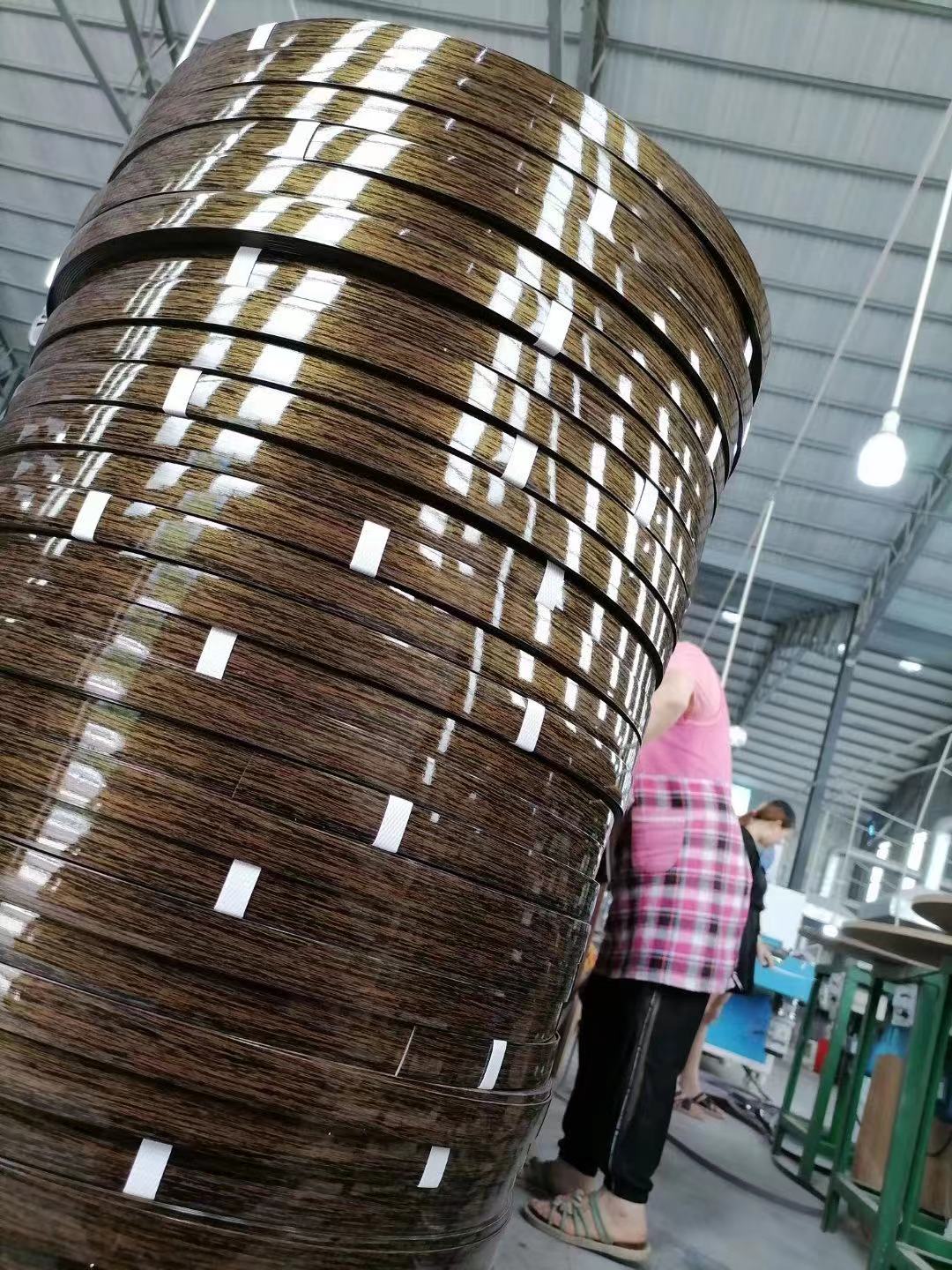 Customize Any Color of Extruded Plastic PVC ABS Edge Banding Tape Board Edge Banding for Furniture Accessories Office Furniture