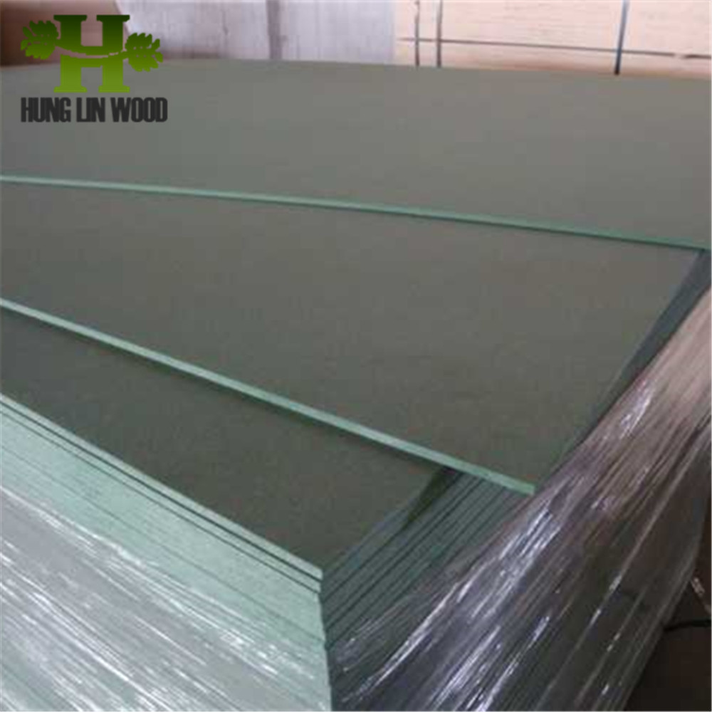 Cheap Hmr Waterproof Green Core MDF Board for Water Closet Basin and Furniture Decoration