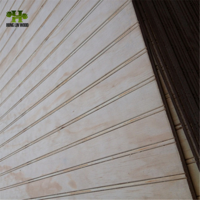 Slotted Plywood, Grooved Plywood, Sloted Pine Plywood for Decoration