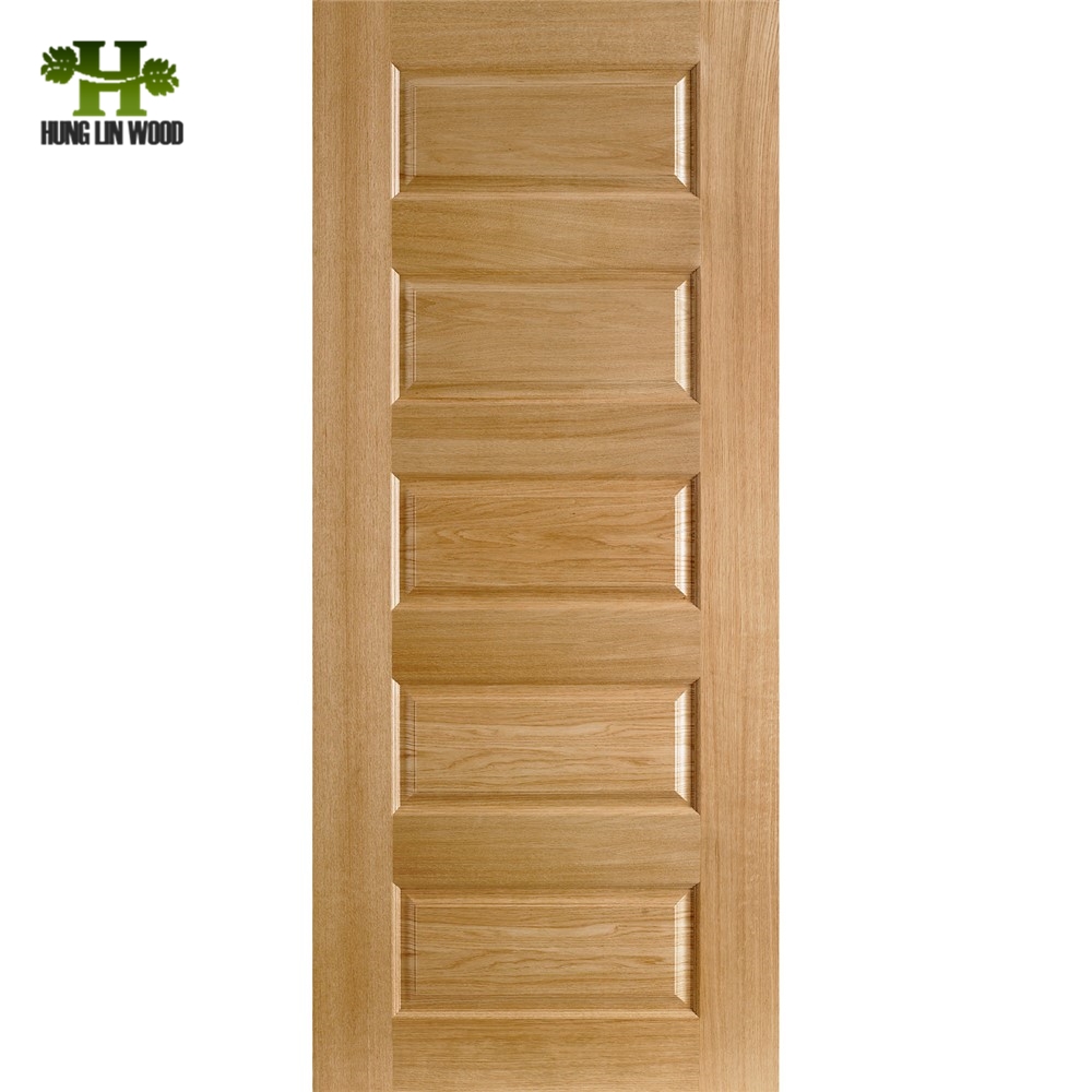 Low Price Natural Wood Veneers Lamintated Molded HDF Door Skin