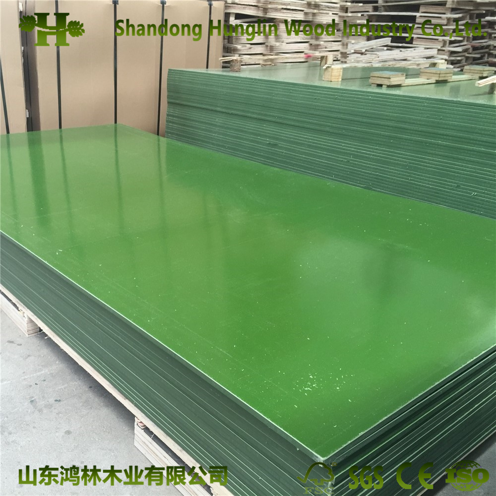 Green PP Plastic Film Faced Plywood Hardwood Shuttering Construction Plywood
