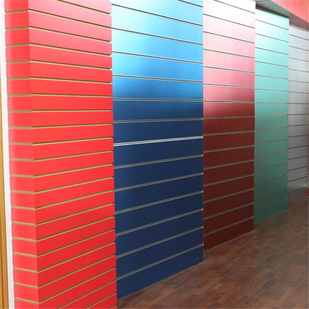 Ellipse Groove Melamine Laminated MDF Board with Ce