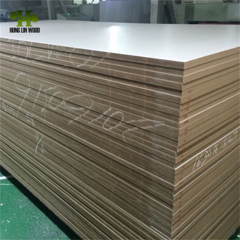 Natural Veneer Covered MDF for Furniture / Laminated Melamine MDF / Laminated Veneer MDF