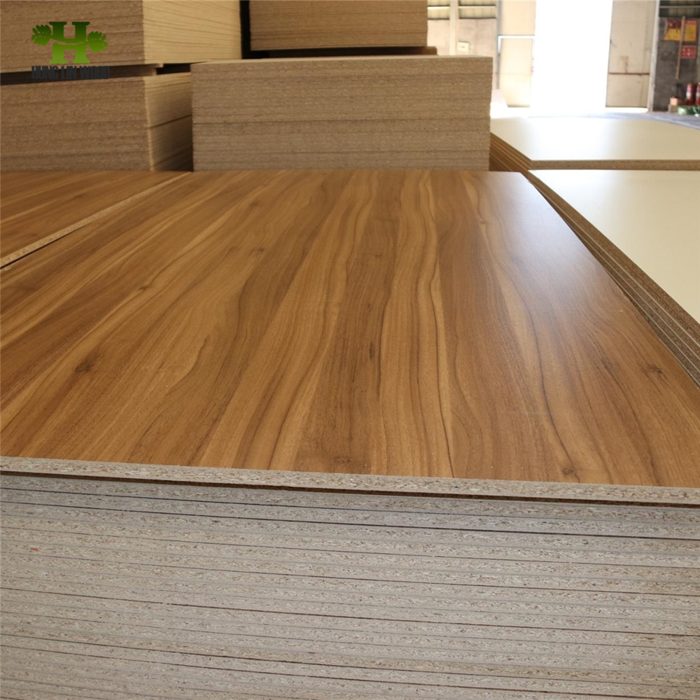 1220*2440*12mm Wood Grain Color Melamine Particle Board E2 Glue