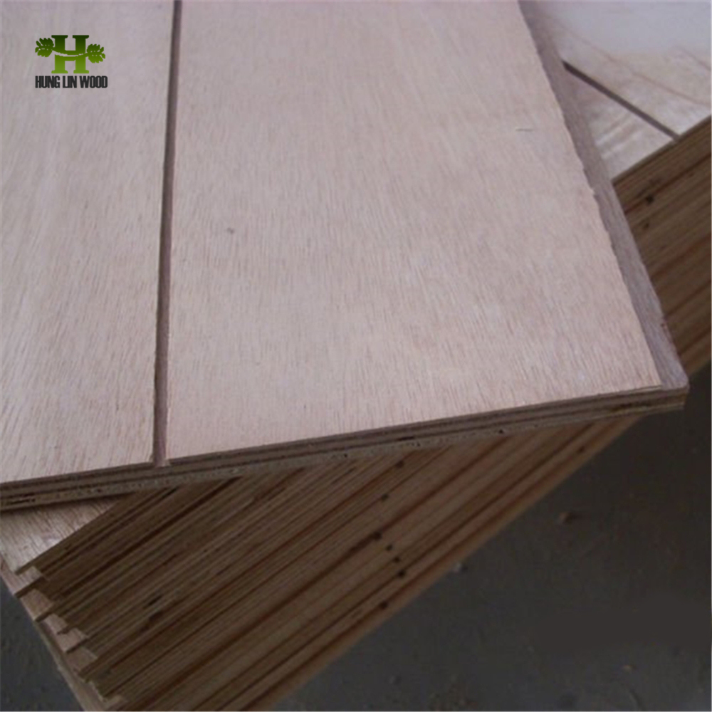 China best quality grooved commercial plywood, furniture grade slotted plywood