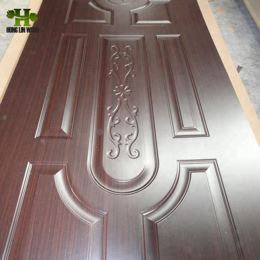 2021 China Hot Sell MDF HDF Laminated Melamine Door Skin for Door Manufacturer